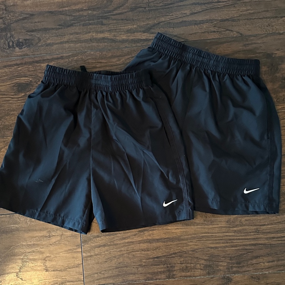 Nike Black Sports Shorts with Logo